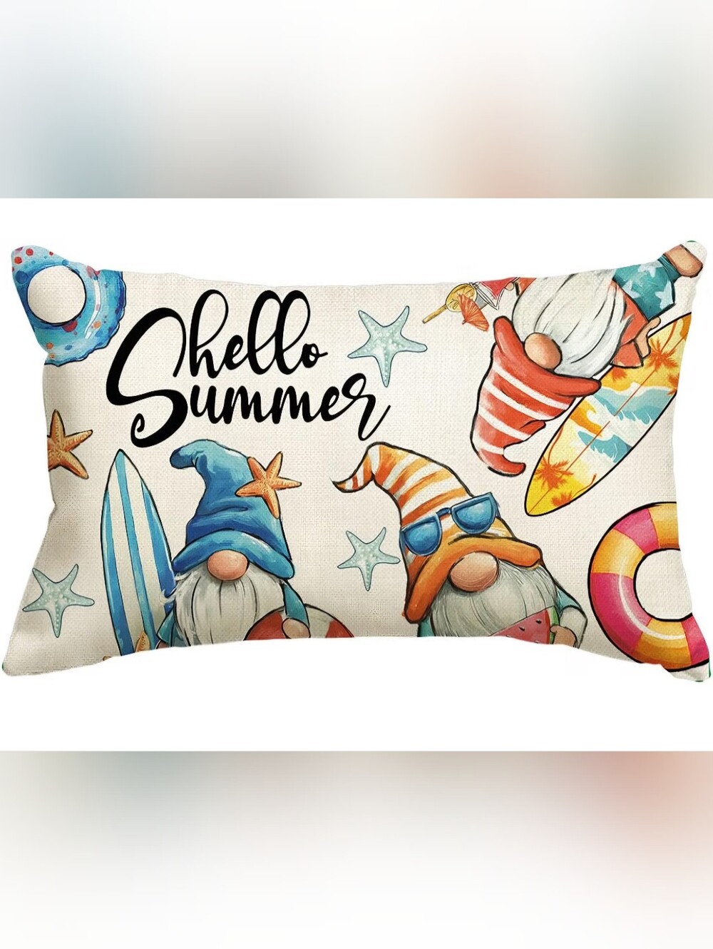 Decorative Throw Pillow Cover, 12 x 20
